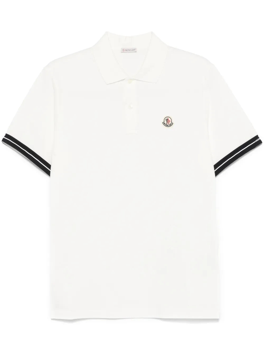 Moncler playera tipo polo con logo