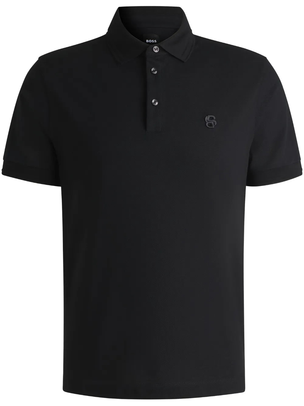 BOSS playera tipo polo con monograma Double B