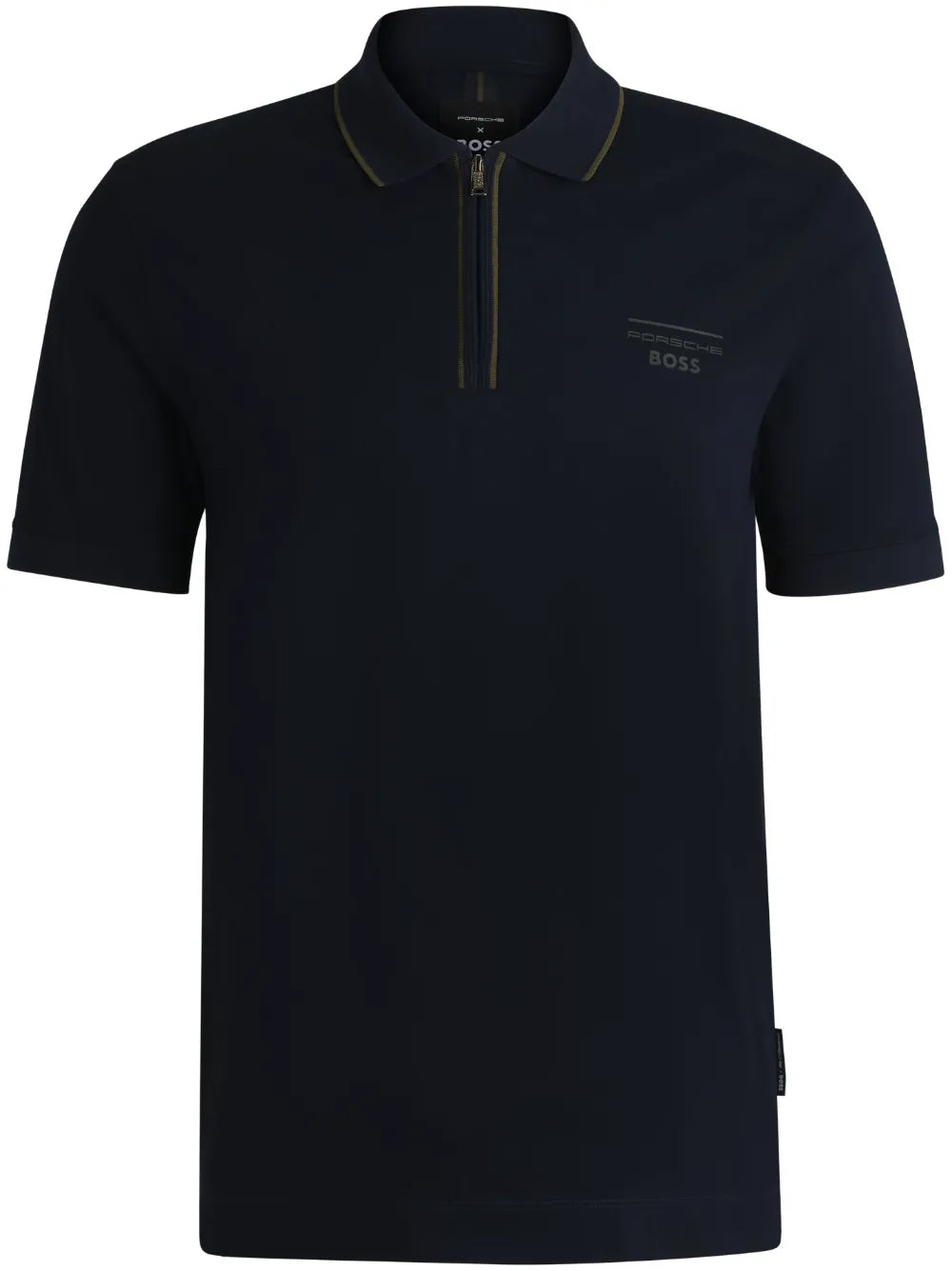 BOSS playera tipo polo con cierre