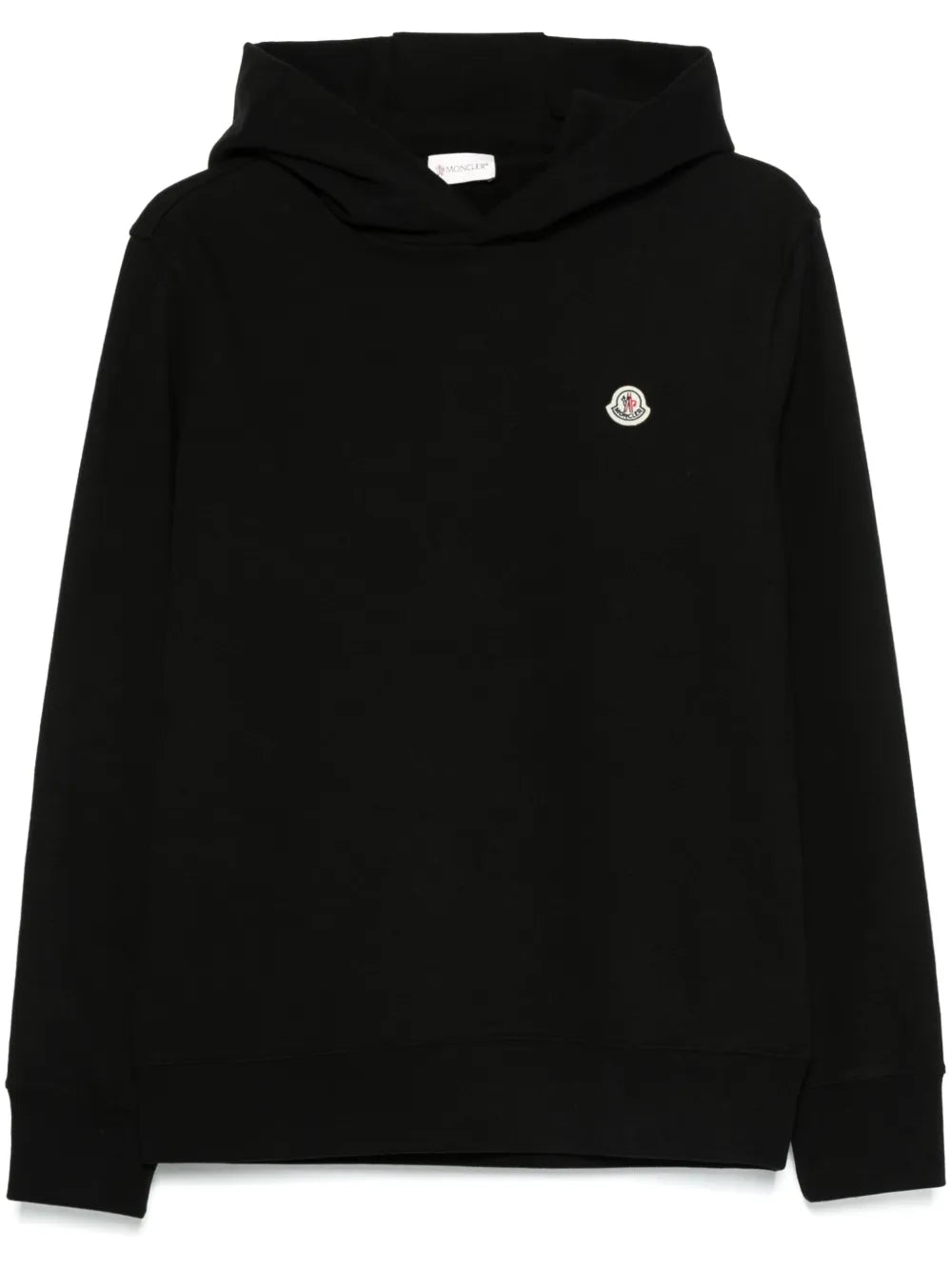 Moncler hoodie con aplique del logo