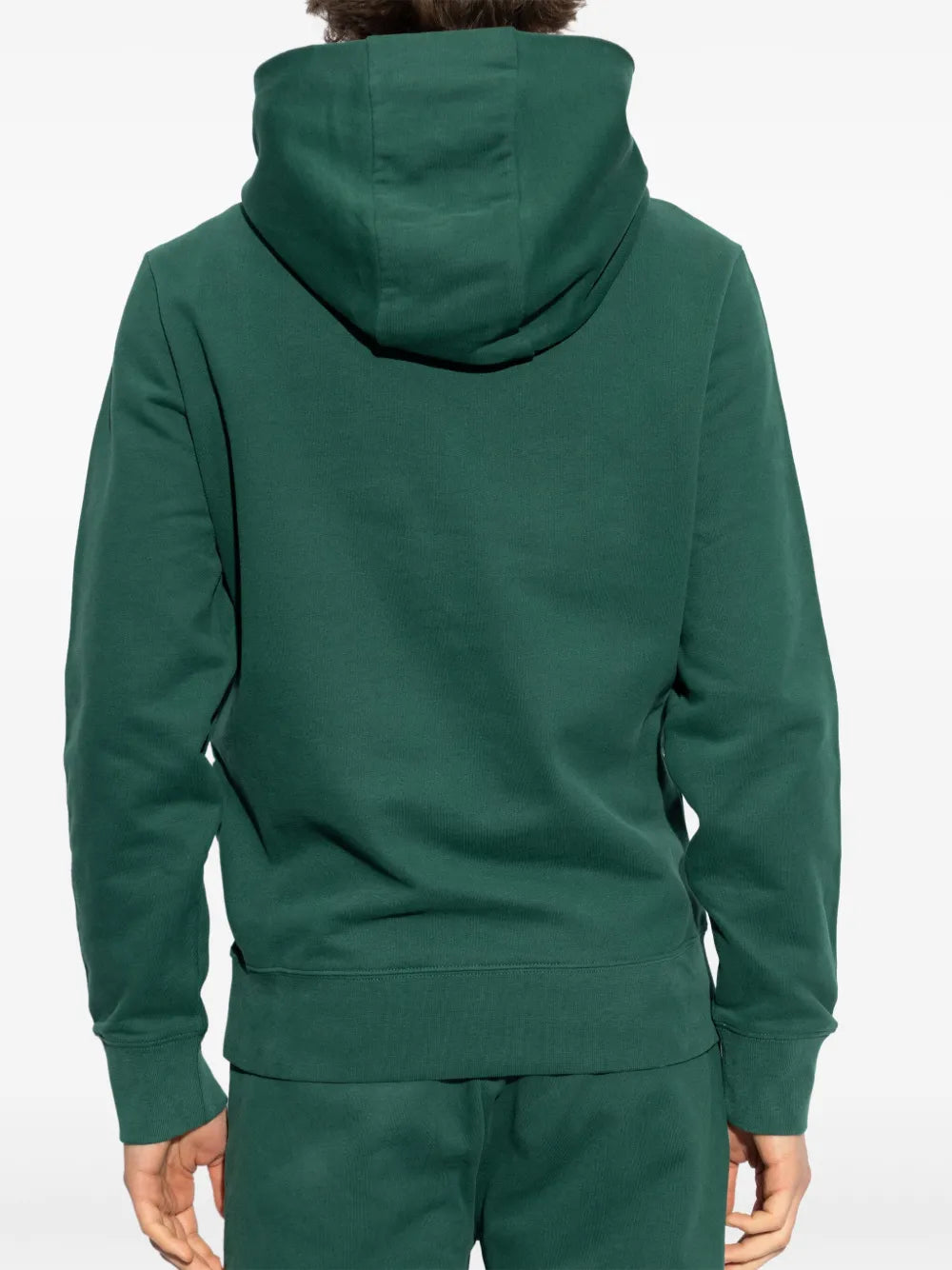 Moncler hoodie con parche del logo