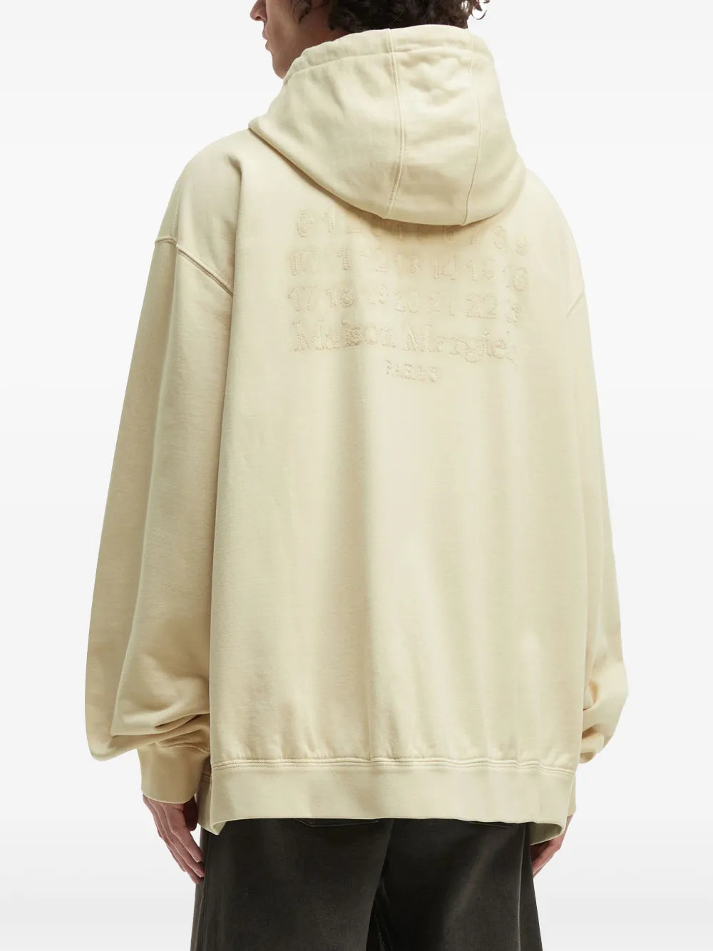 Maison Margiela hoodie bordada - Neutro - imagen 4