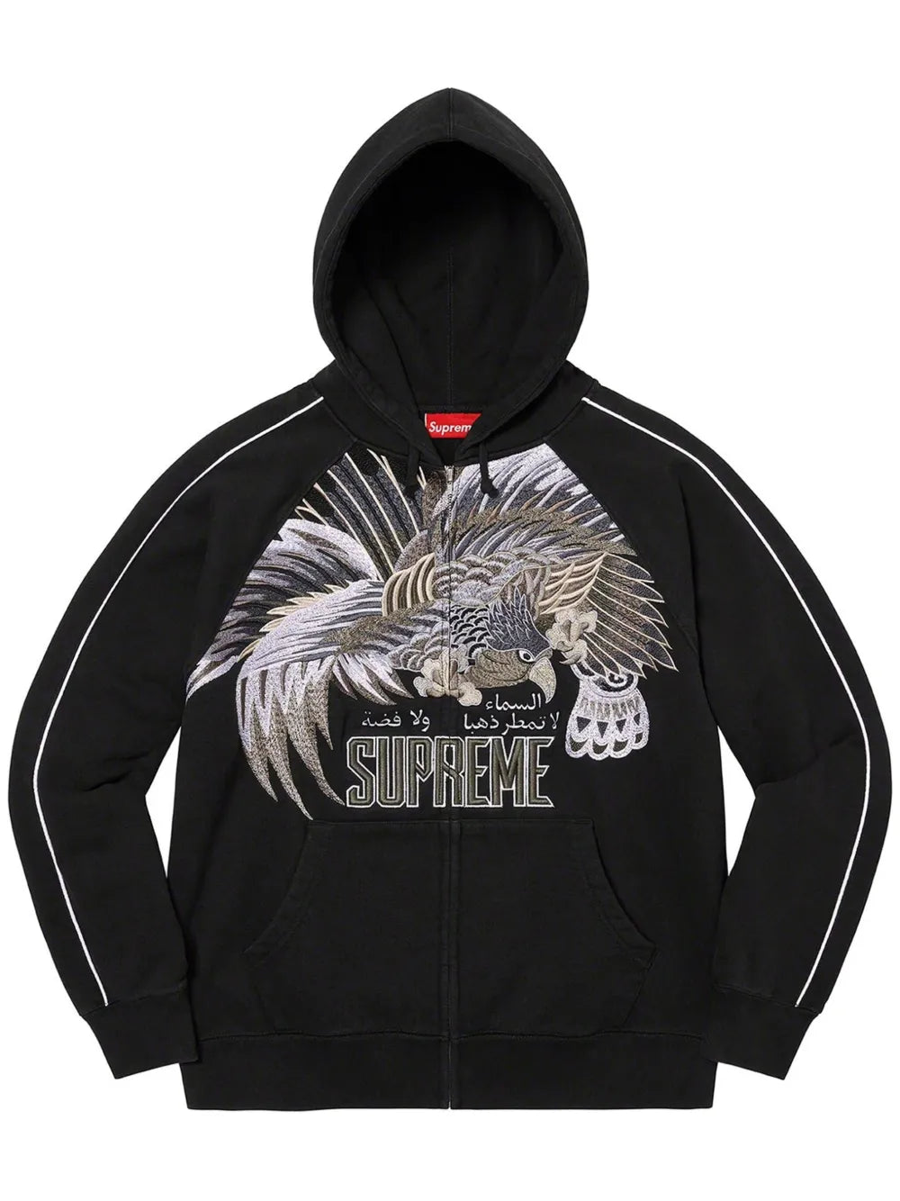 Supreme hoodie Falcon - Negro - imagen 1