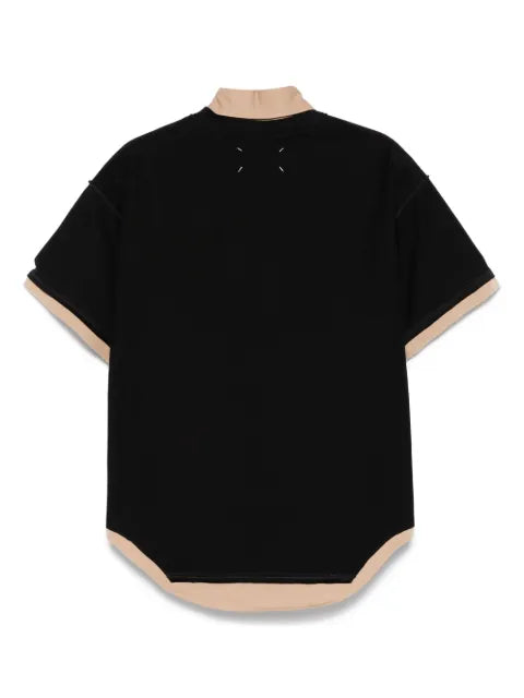 Maison Margiela playera tipo polo con efecto a capas - imagen 2