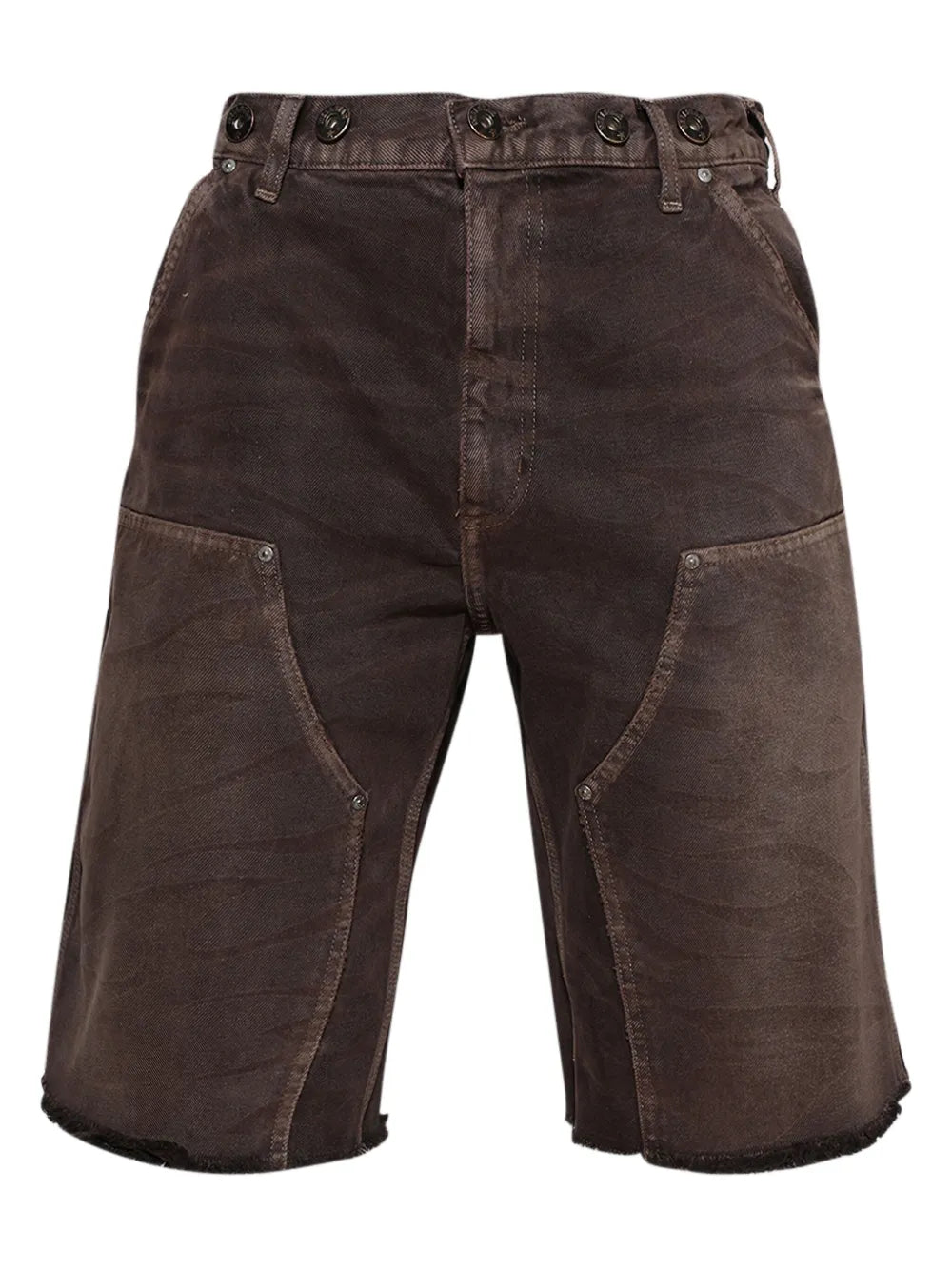 HELLSTAR shorts con pretina elástica marrón | Farfetch 28146239