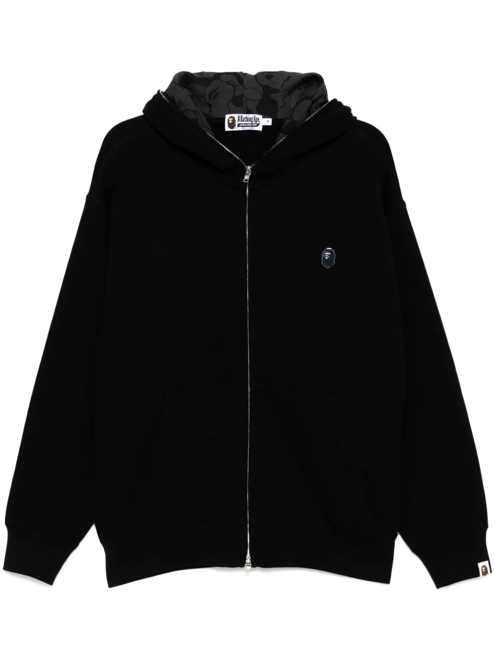 A BATHING APE® hoodie con placa del logo