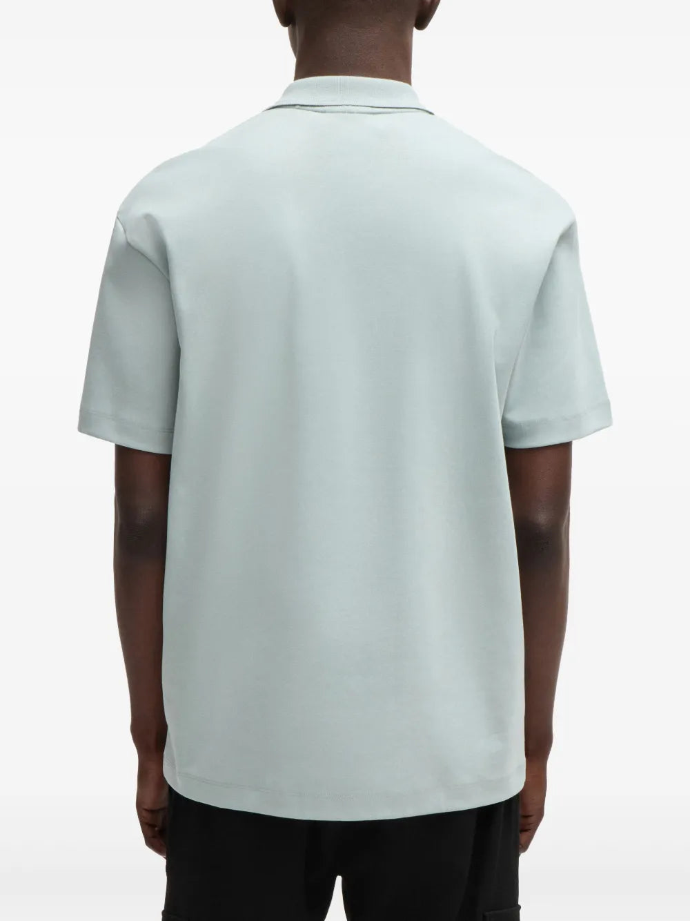 HUGO playera tipo polo con parche del logo