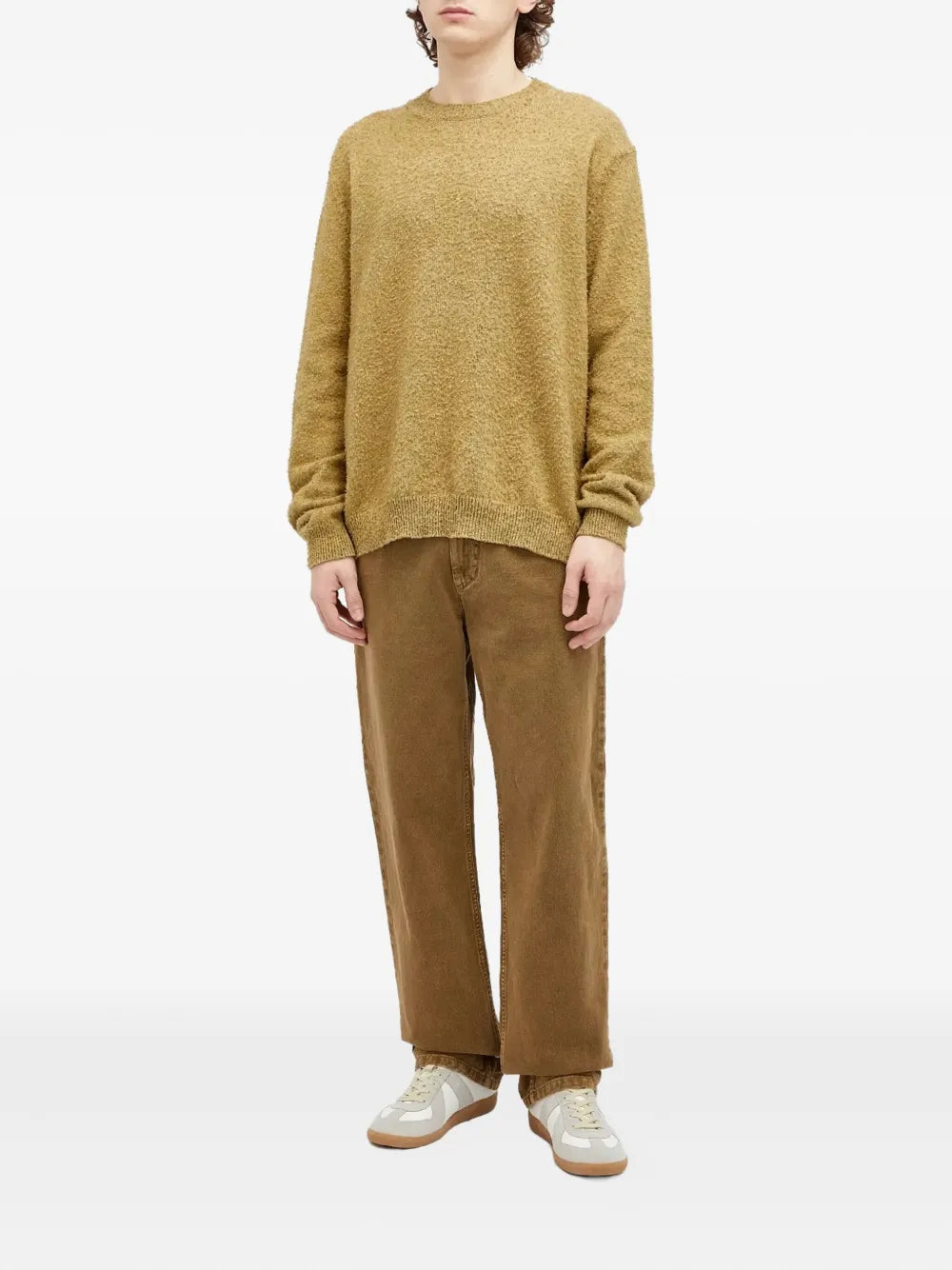 Maison Margiela suéter texturizado - Marrón - imagen 2