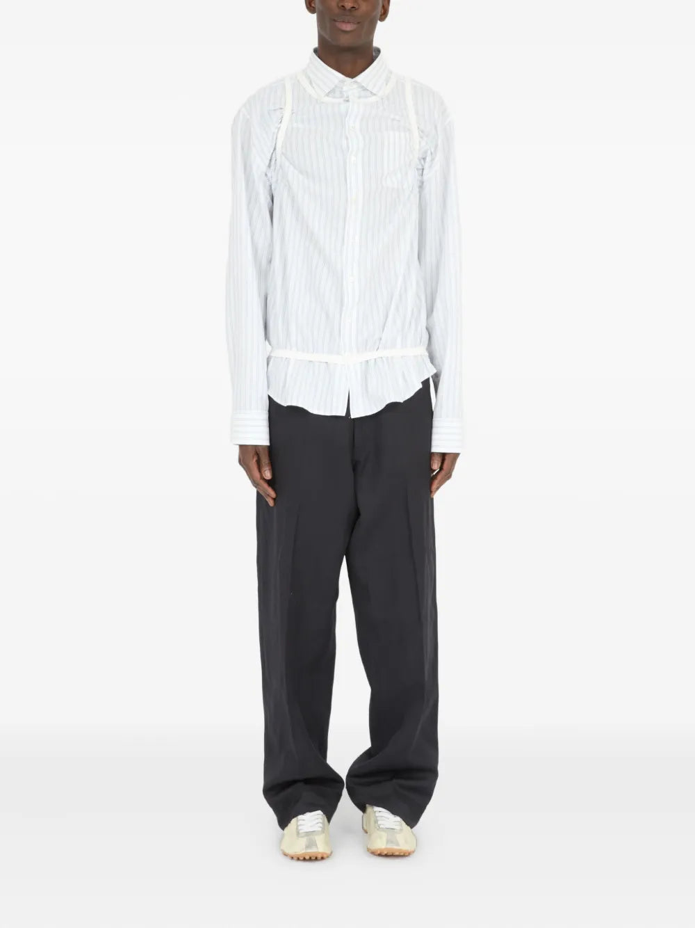 Maison Margiela camisa Stripe Tank - Blanco - imagen 2