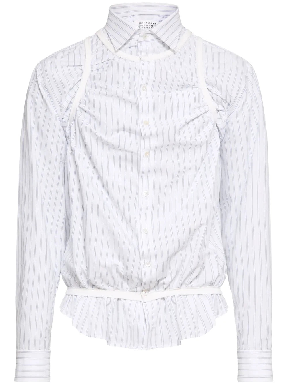 Maison Margiela camisa Stripe Tank - Blanco - imagen 1