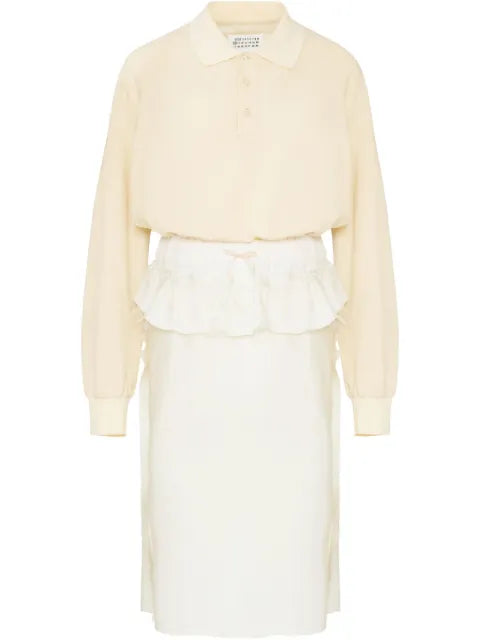 Maison Margiela vestido midi manga larga - imagen 1