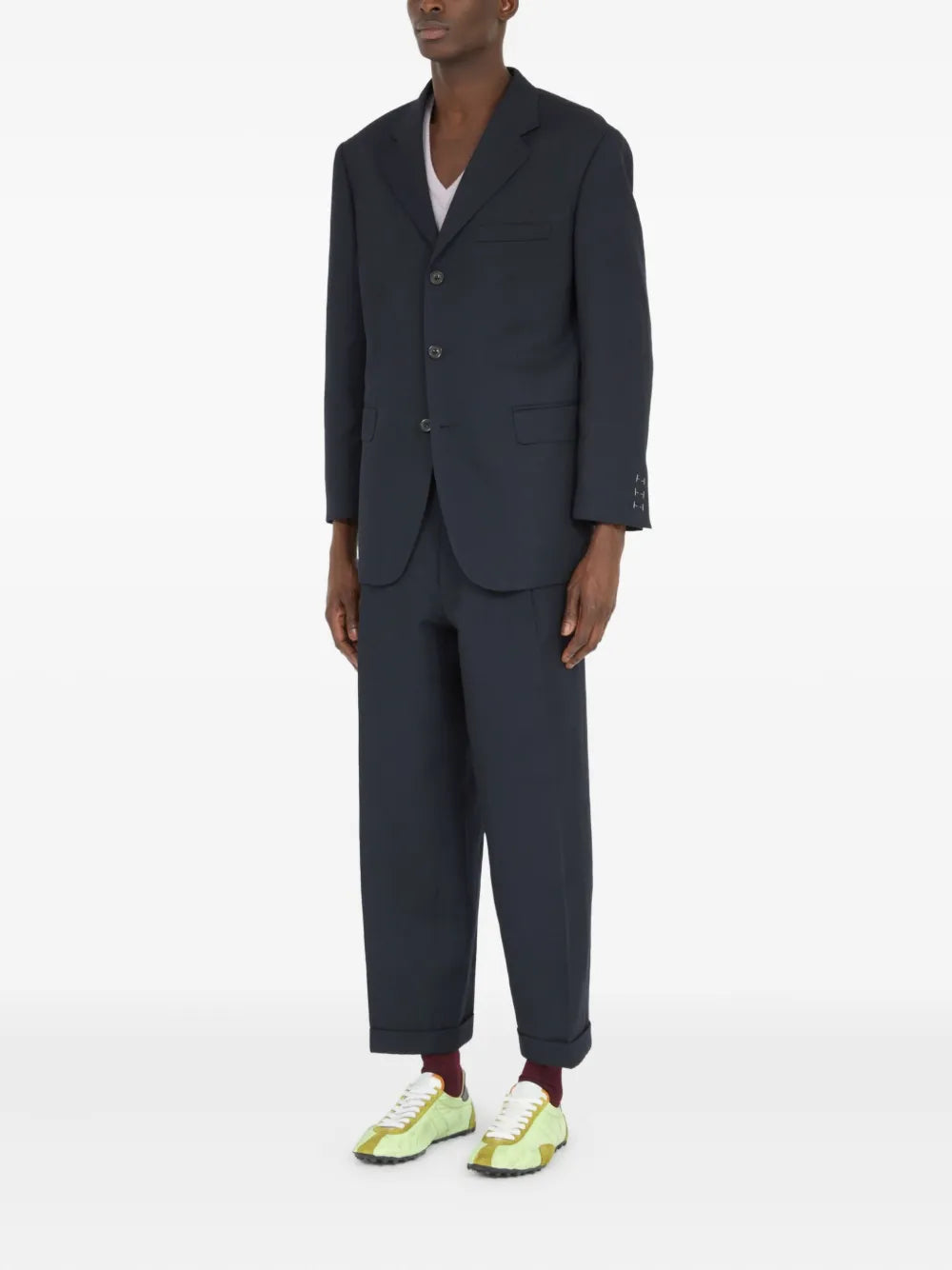Maison Margiela blazer con botones - Azul - imagen 4