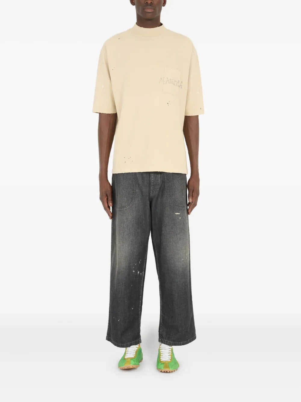 Maison Margiela playera con logo estampado - Neutro - imagen 2