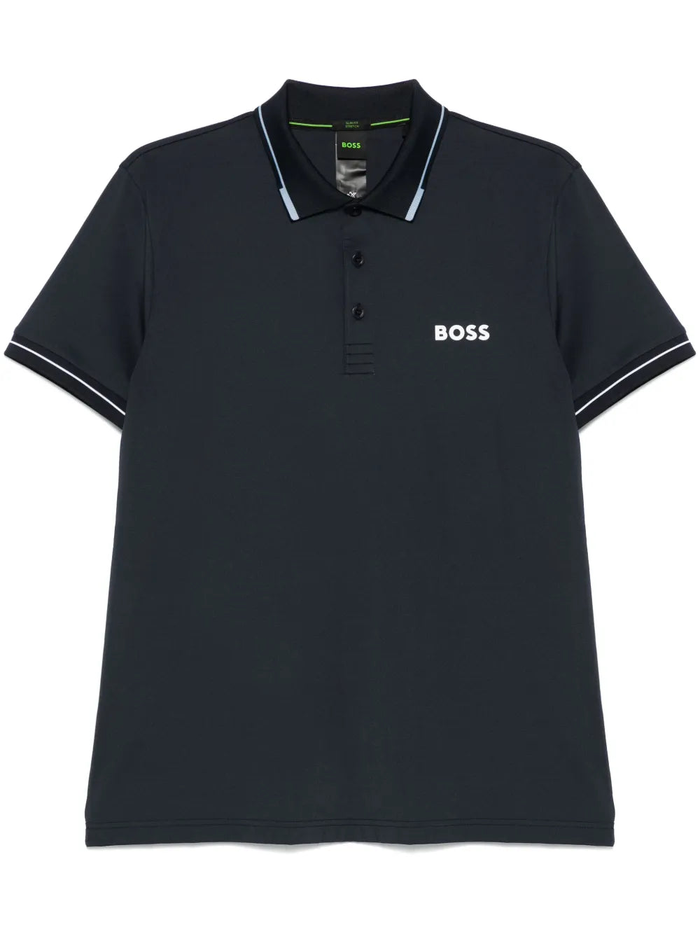 BOSS camisa stretch con cuello de polo