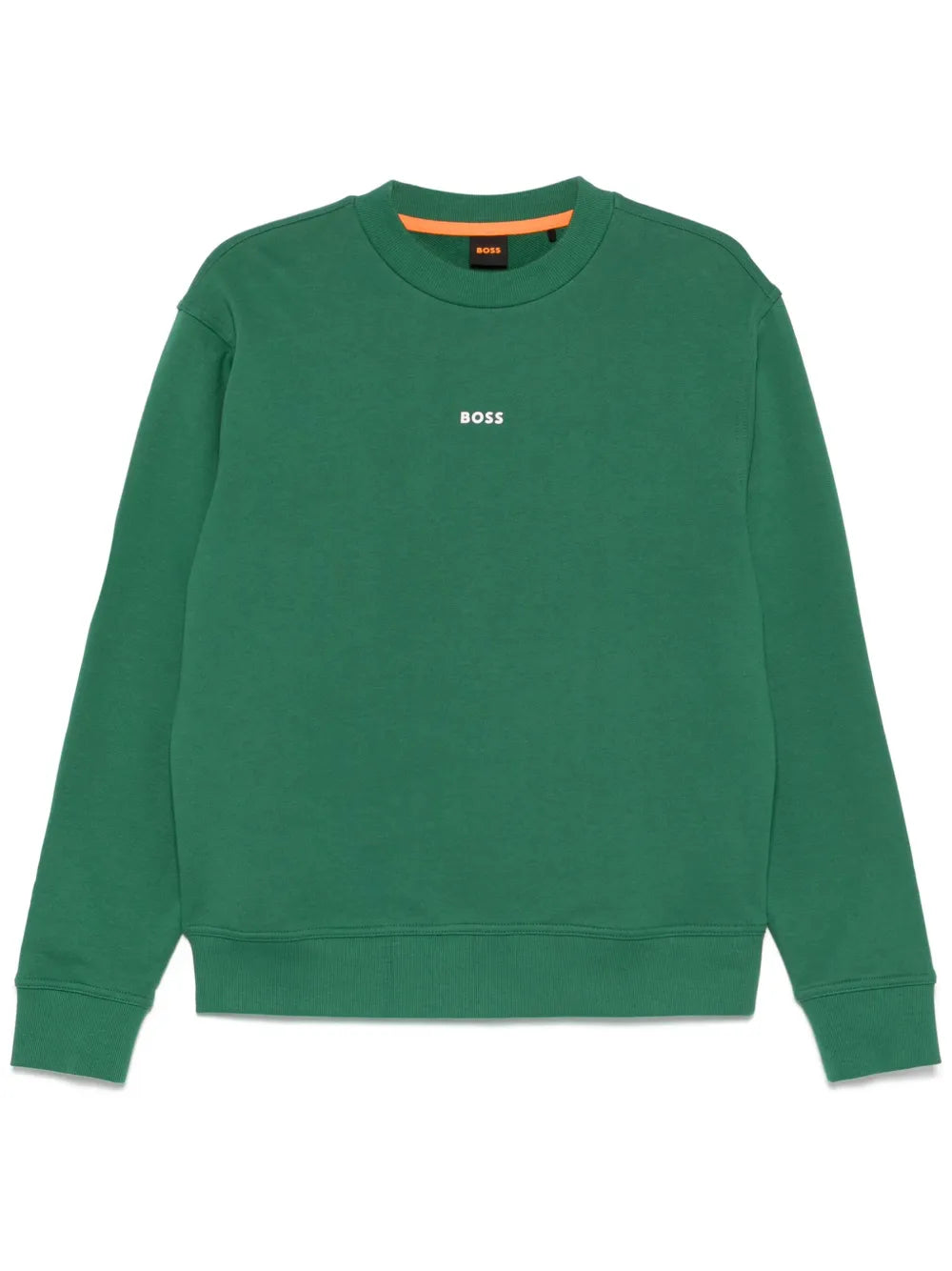 BOSS sudadera con logo en contraste