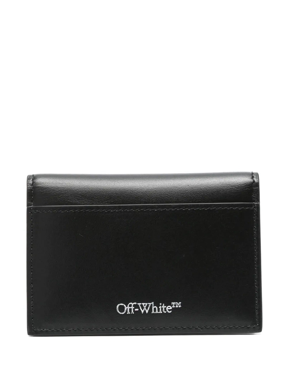 Off-White tarjetero con logo estampado