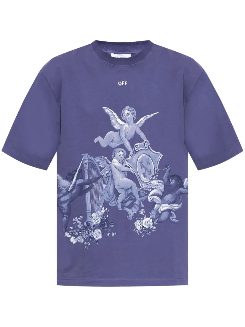 Off-White playera con ángel estampado
