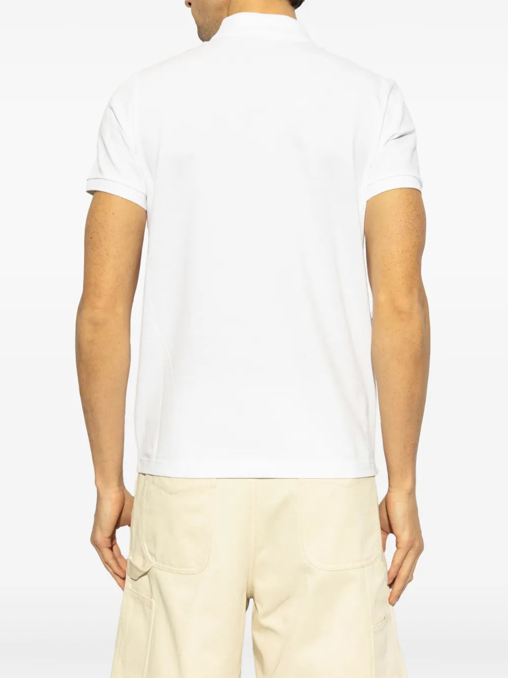 Moncler playera tipo polo con aplique del logo