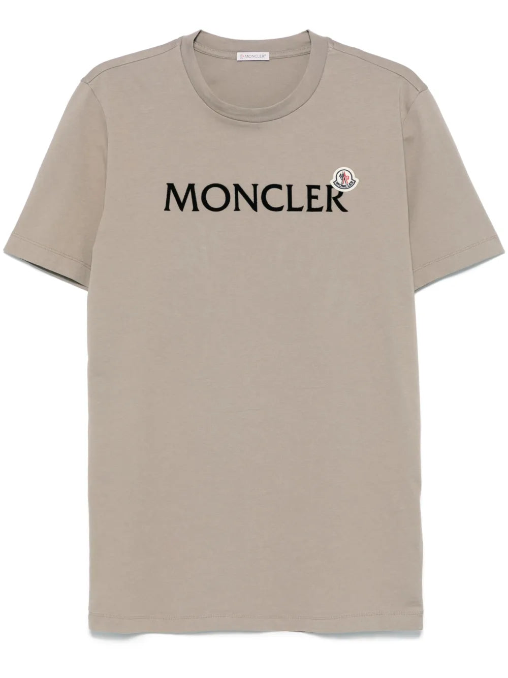 Moncler playera con logo afelpado