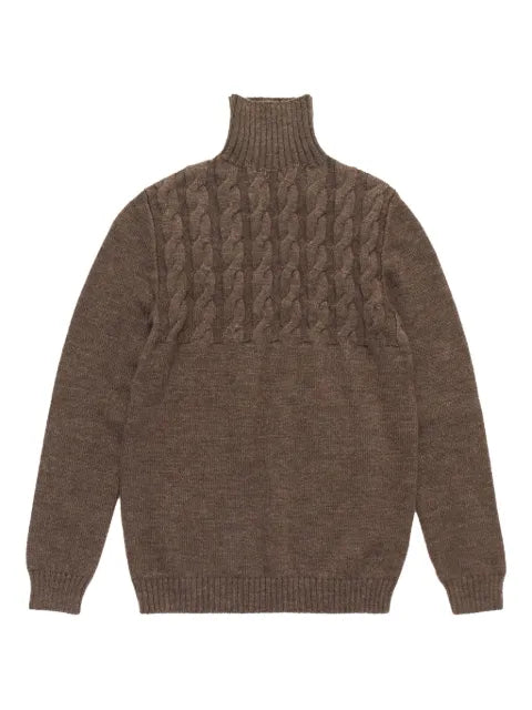 Maison Margiela suéter en tejido de ochos con cuello de tortuga - imagen 1