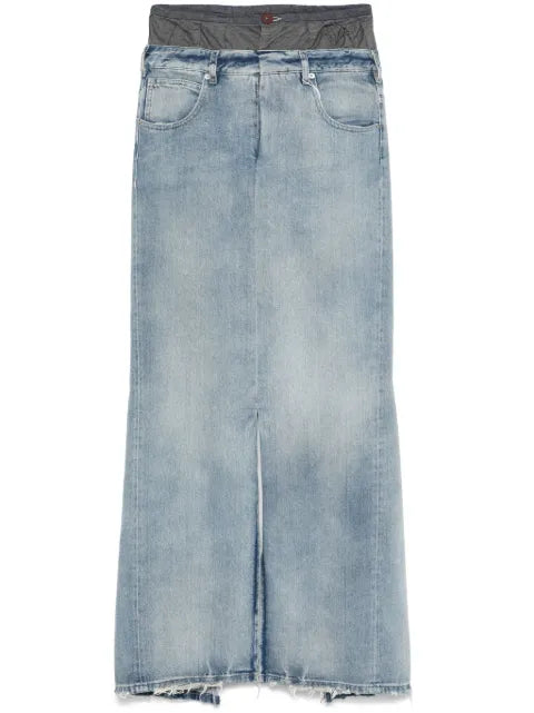 Maison Margiela falda larga de mezclilla - imagen 1