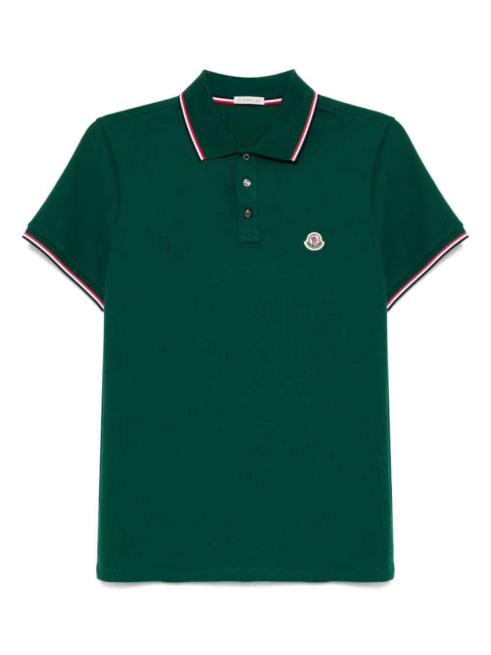 Moncler playera tipo polo con logo