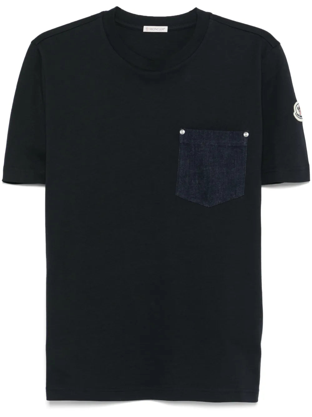 Moncler playera con parche del logo