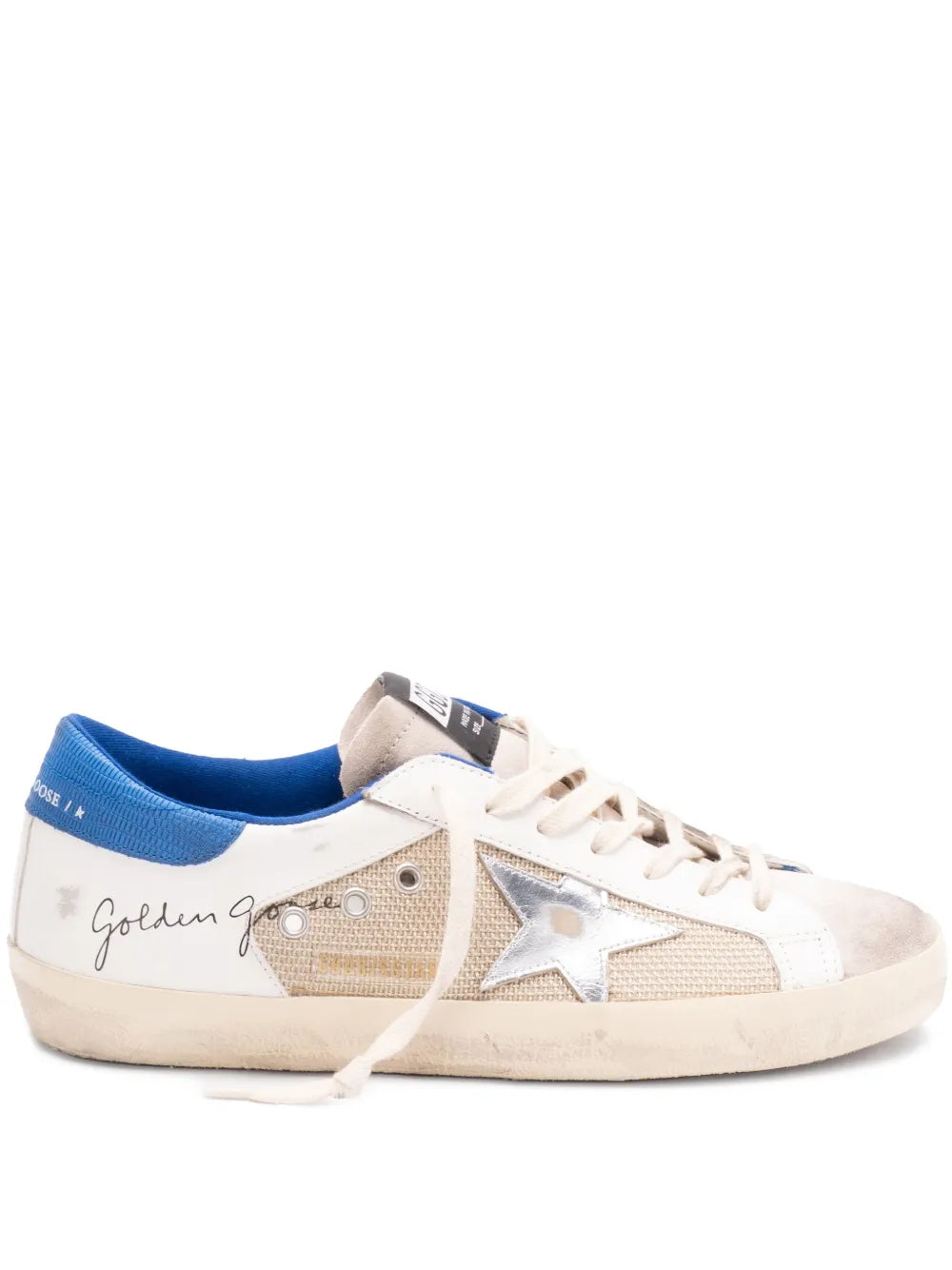 Golden Goose tenis con logo