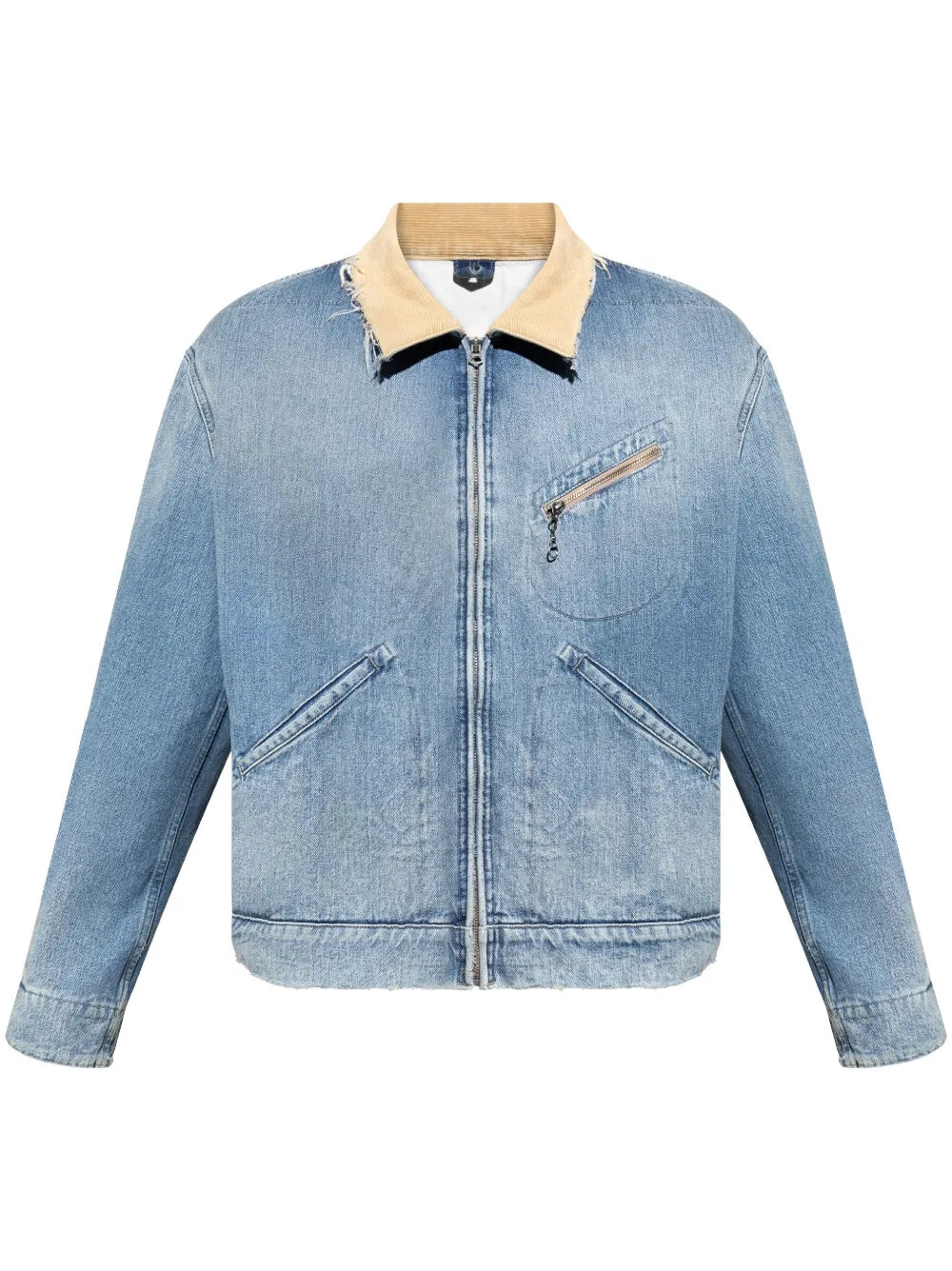 Maison Margiela chamarra bomber de mezclilla - Azul - imagen 1