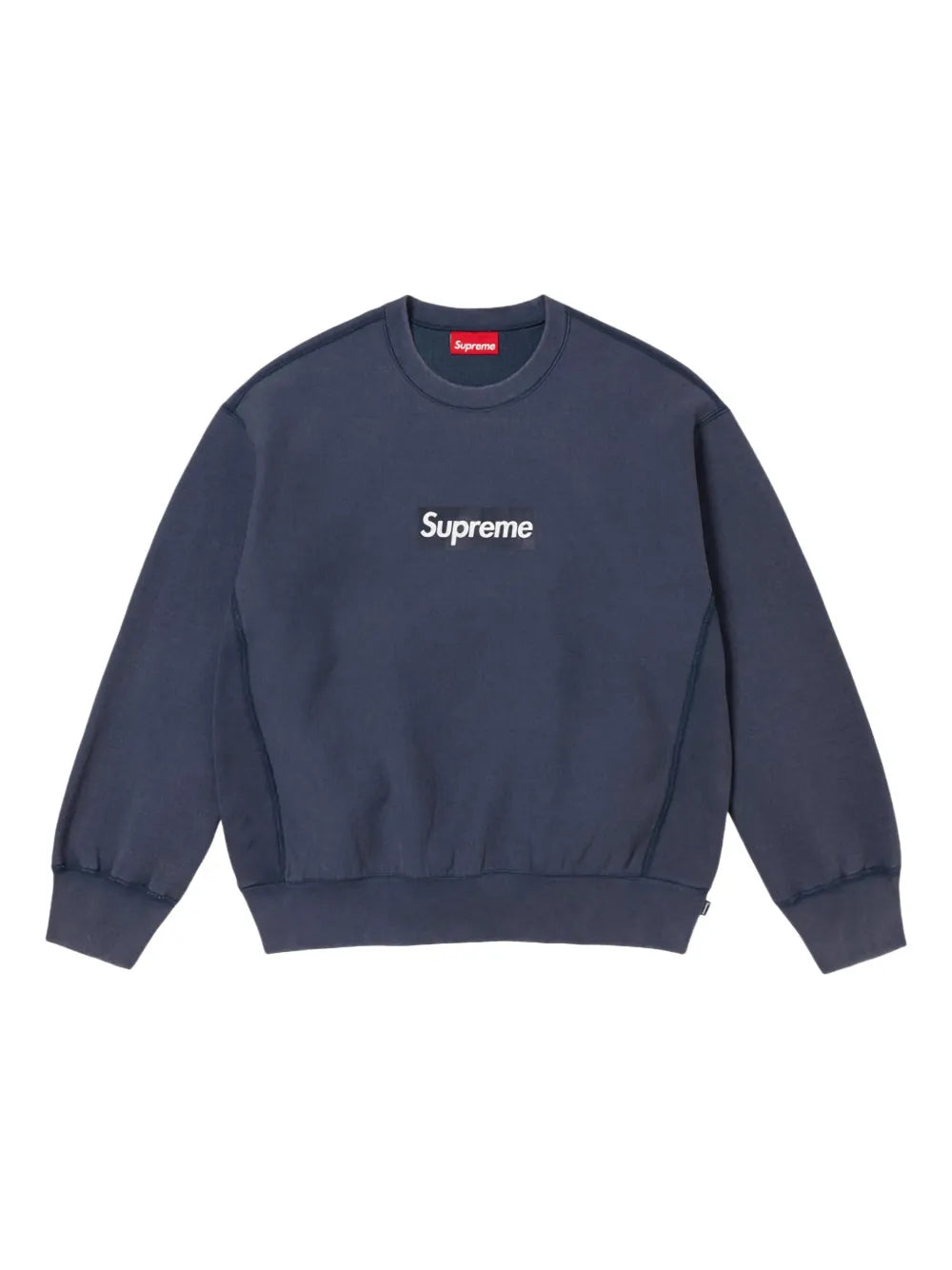 Supreme sudadera SS 25 - Navy con logo - Azul - imagen 1