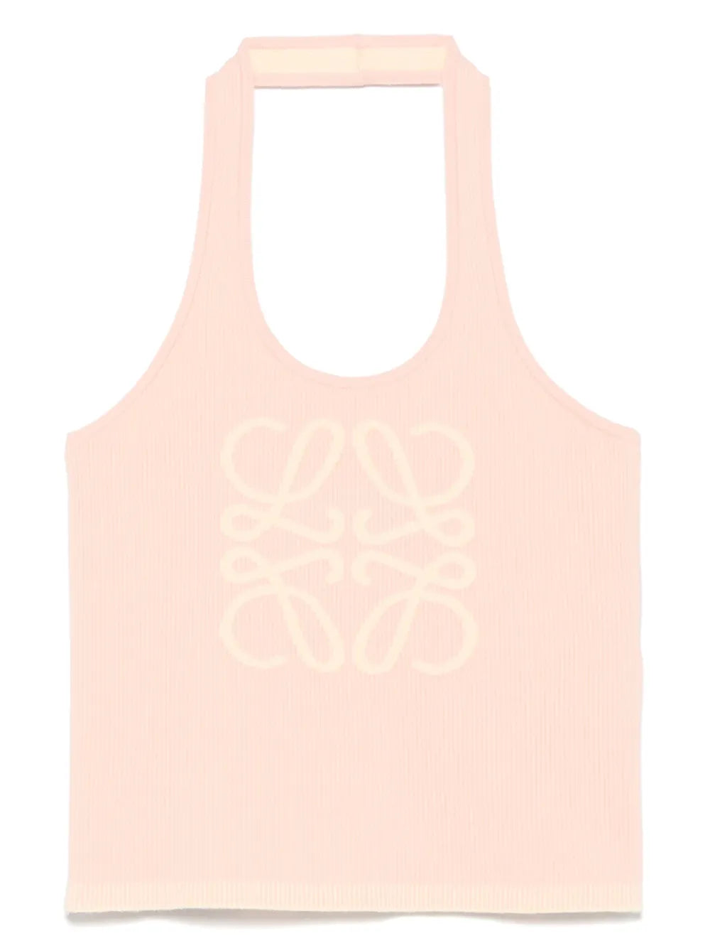 LOEWE top con Anagrama en jacquard