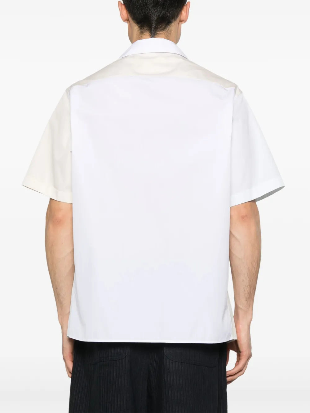 Maison Margiela camisa de algodón - Azul - imagen 4