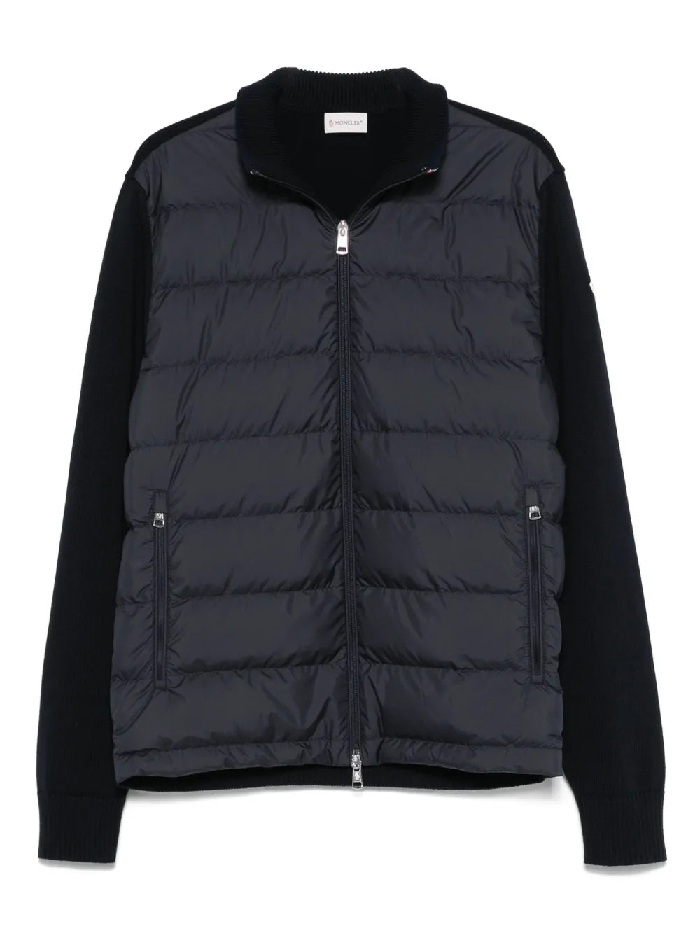 Moncler chamarra capitonada con cierre
