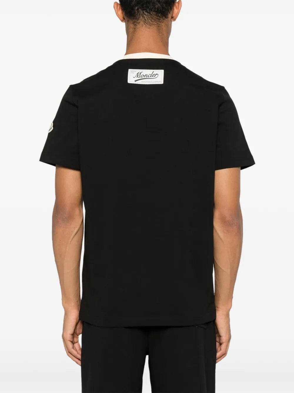 Moncler playera con logo estampado