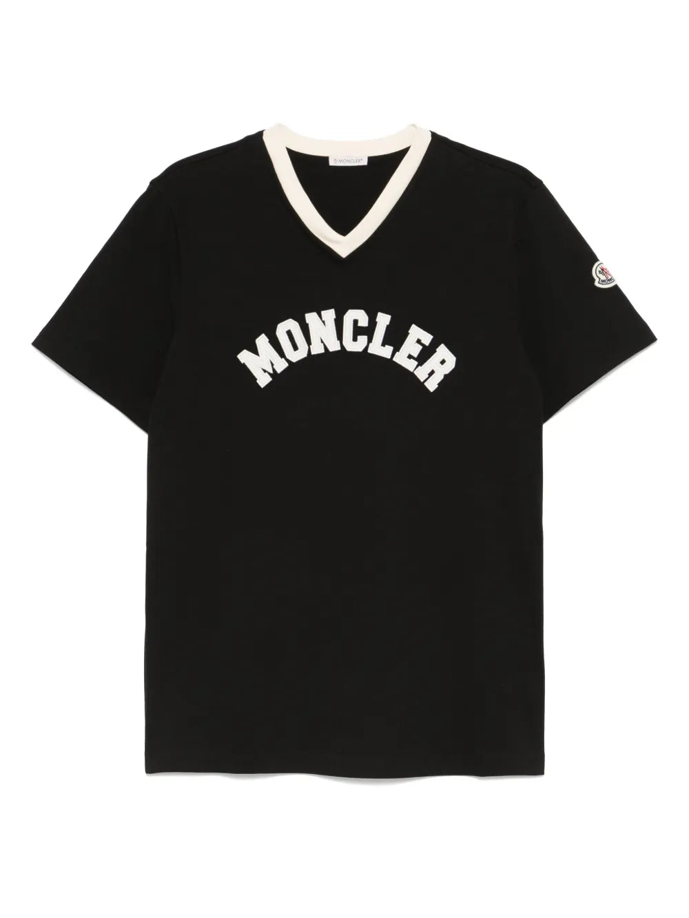 Moncler playera con logo estampado
