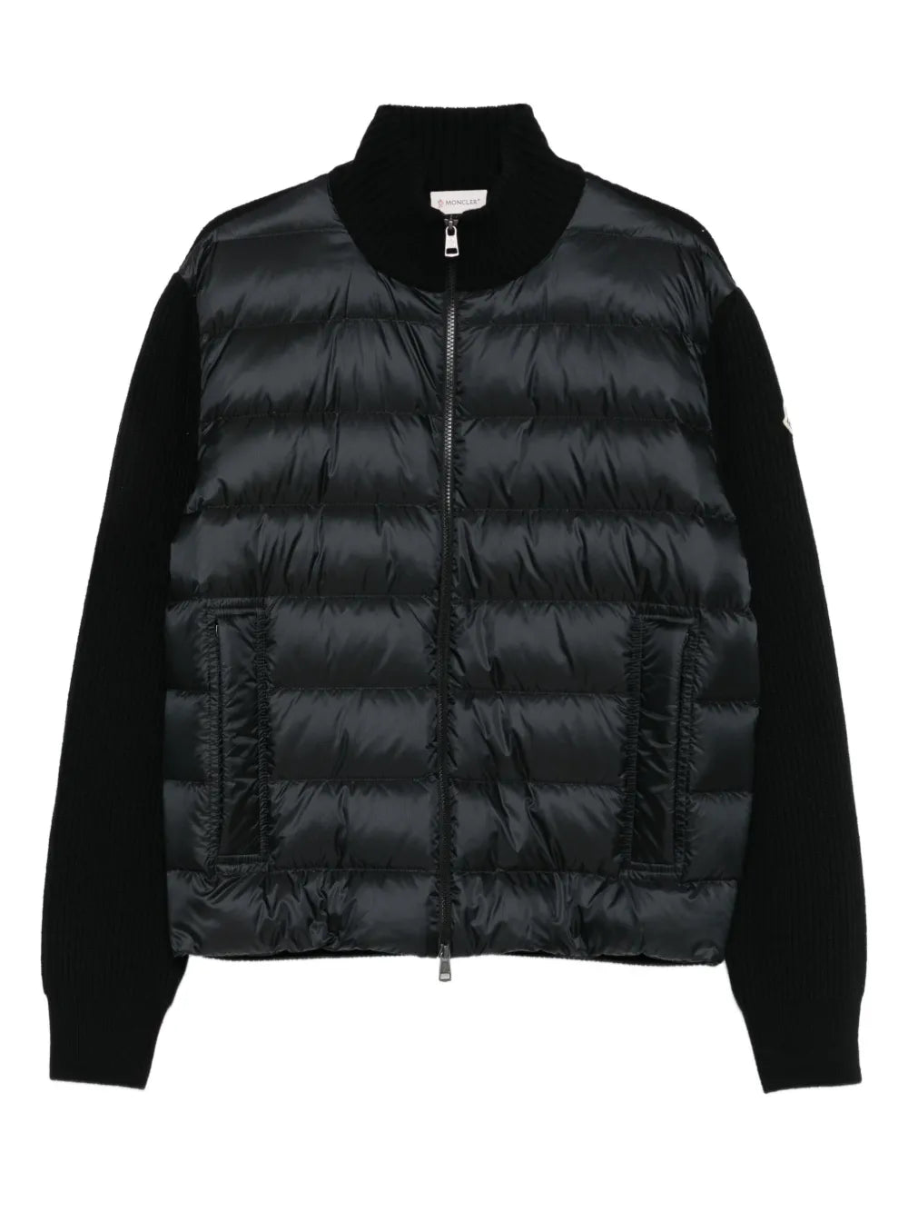 Moncler cárdigan capitonado manga larga