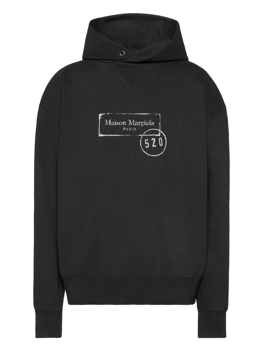 Maison Margiela hoodie de algodón - Negro - imagen 1