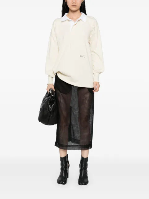 Maison Margiela top manga larga de algodón - imagen 2