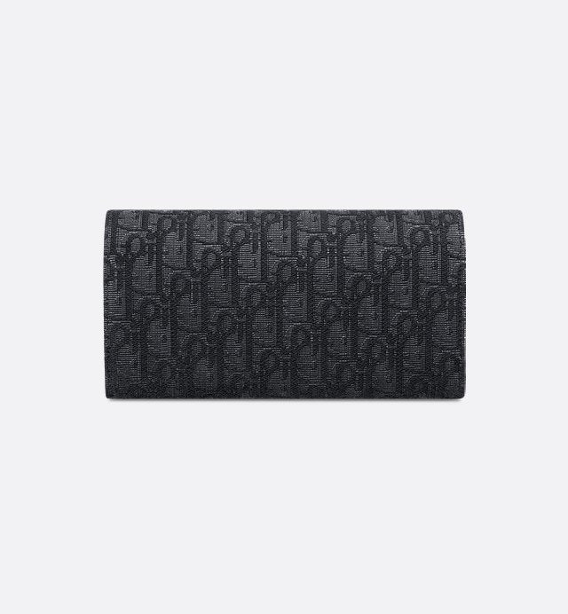 Cartera alargada con solapa Dior Oblique