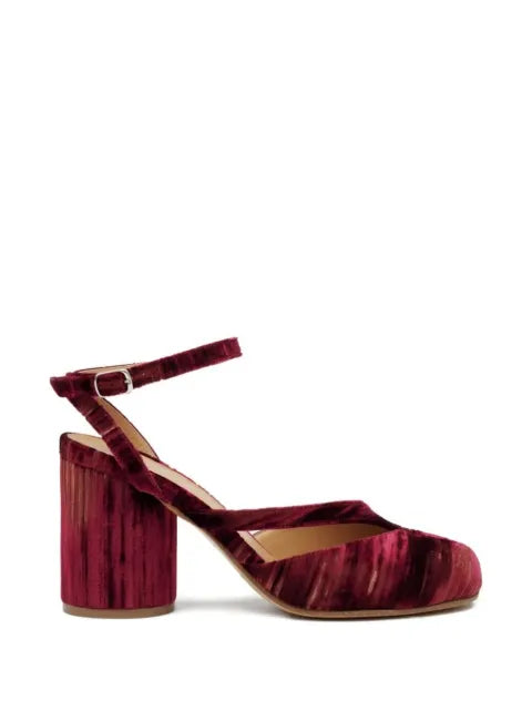 Maison Margiela sandalias Tabi con tacón de 80mm - Rojo - vista 2