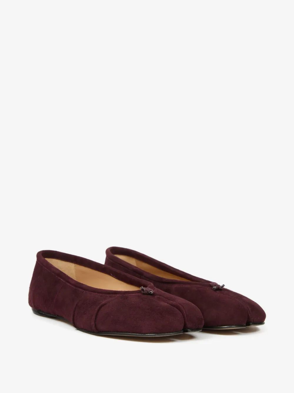 Maison Margiela flats Tabi de gamuza