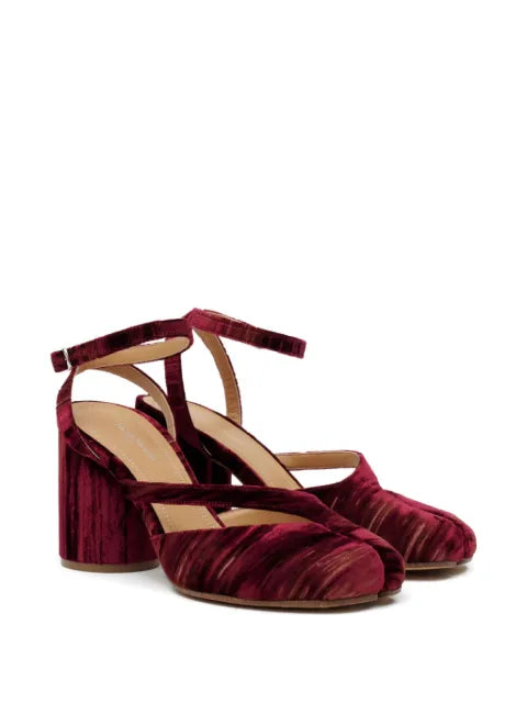 Maison Margiela sandalias Tabi con tacón de 80mm - Rojo - vista 2