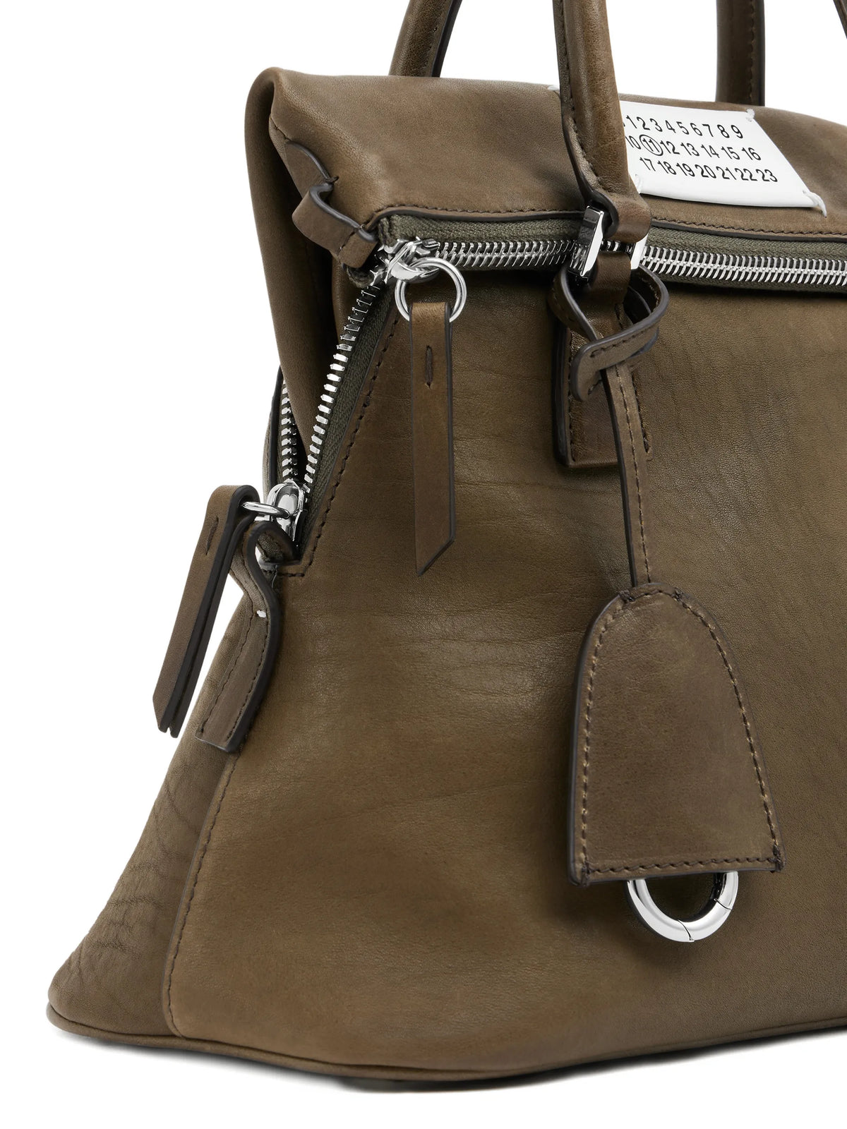 Maison Margiela bolsa de hombro con placa del logo - Verde - imagen 4