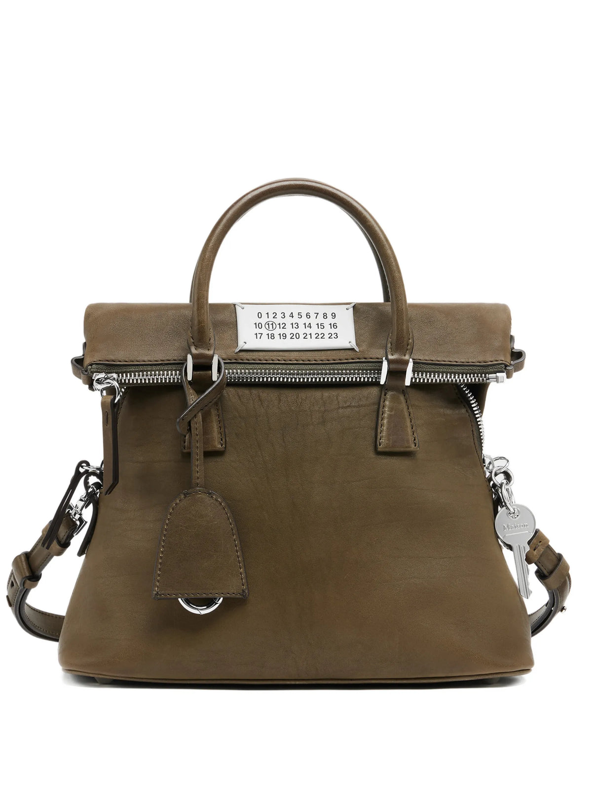 Maison Margiela bolsa de hombro con placa del logo - Verde - imagen 1