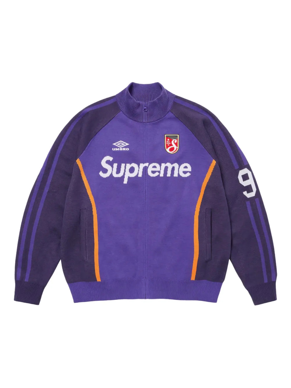 Supreme sudadera con cierre en colaboración con Umbro® - Morado - imagen 1
