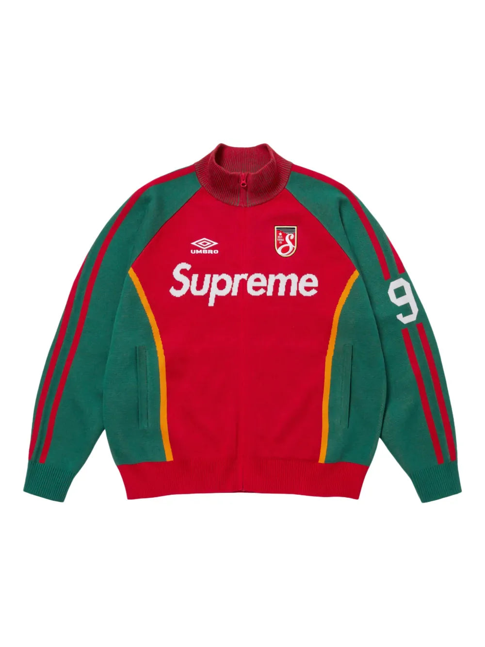 Supreme sudadera con cierre en colaboración con Umbro® - Rojo - imagen 1