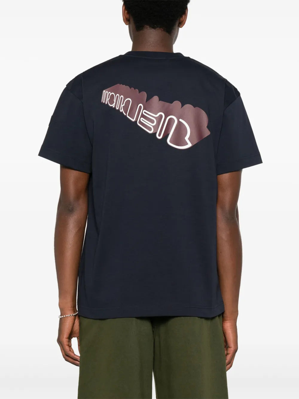 Moncler playera con parche del logo