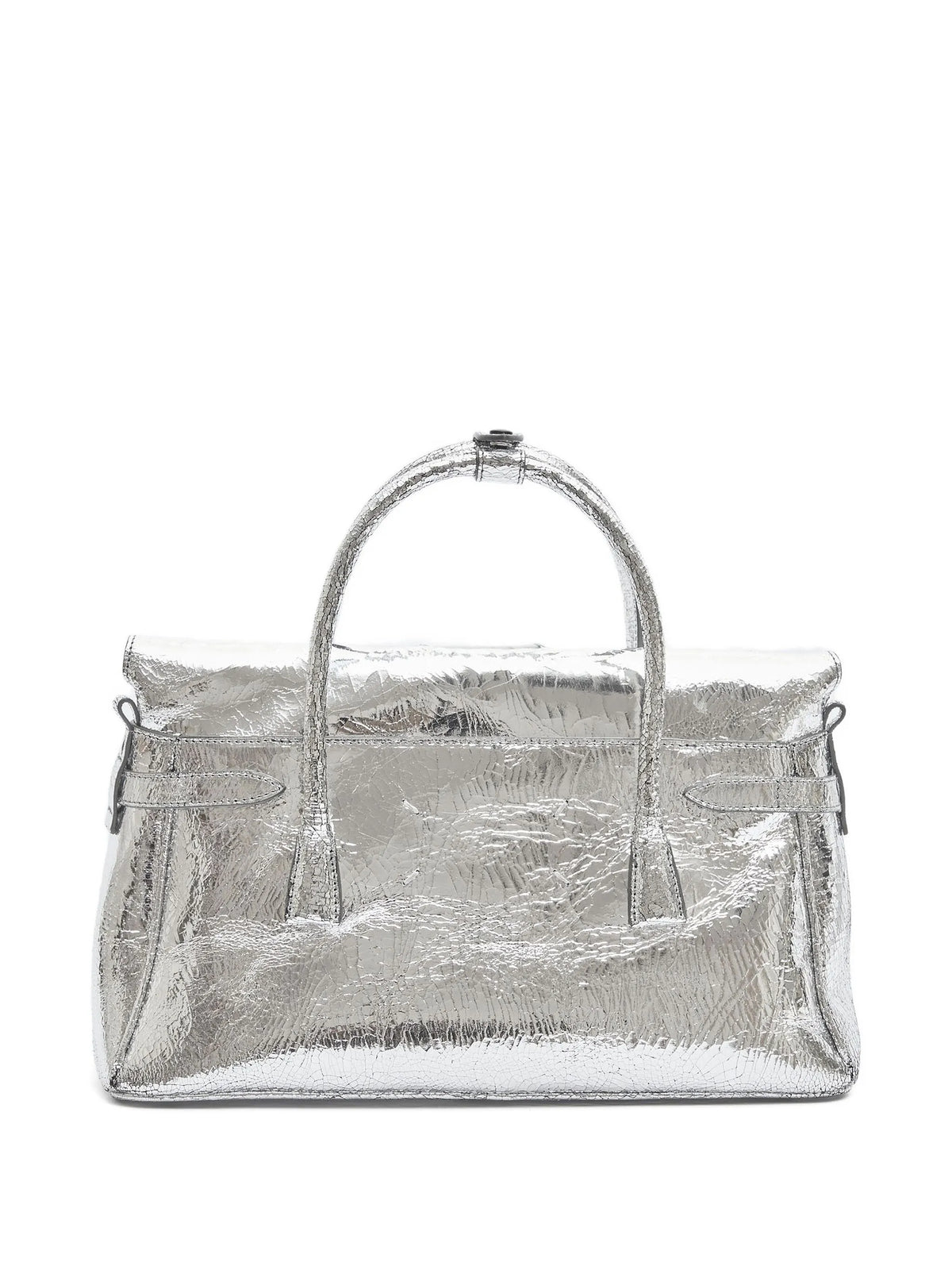 Maison Margiela tote con parche numérico - Plateado - imagen 2