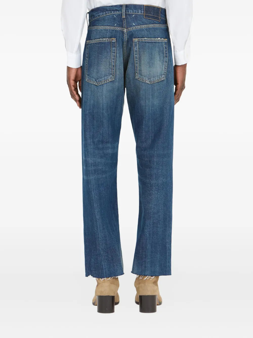 Maison Margiela jeans rectos - Marrón - imagen 3