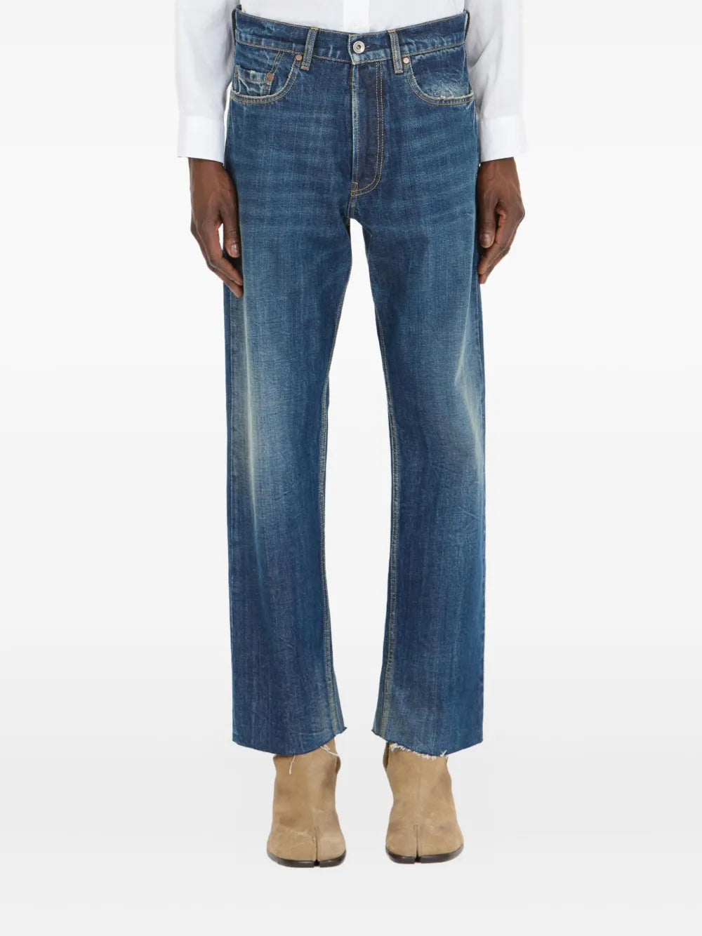 Maison Margiela jeans rectos - Marrón - imagen 1